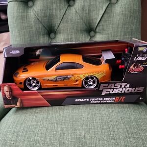 Fast & Furious Brian's Toyota Supra Orange RC Car